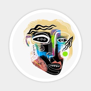 ABSTRACT FACE Magnet